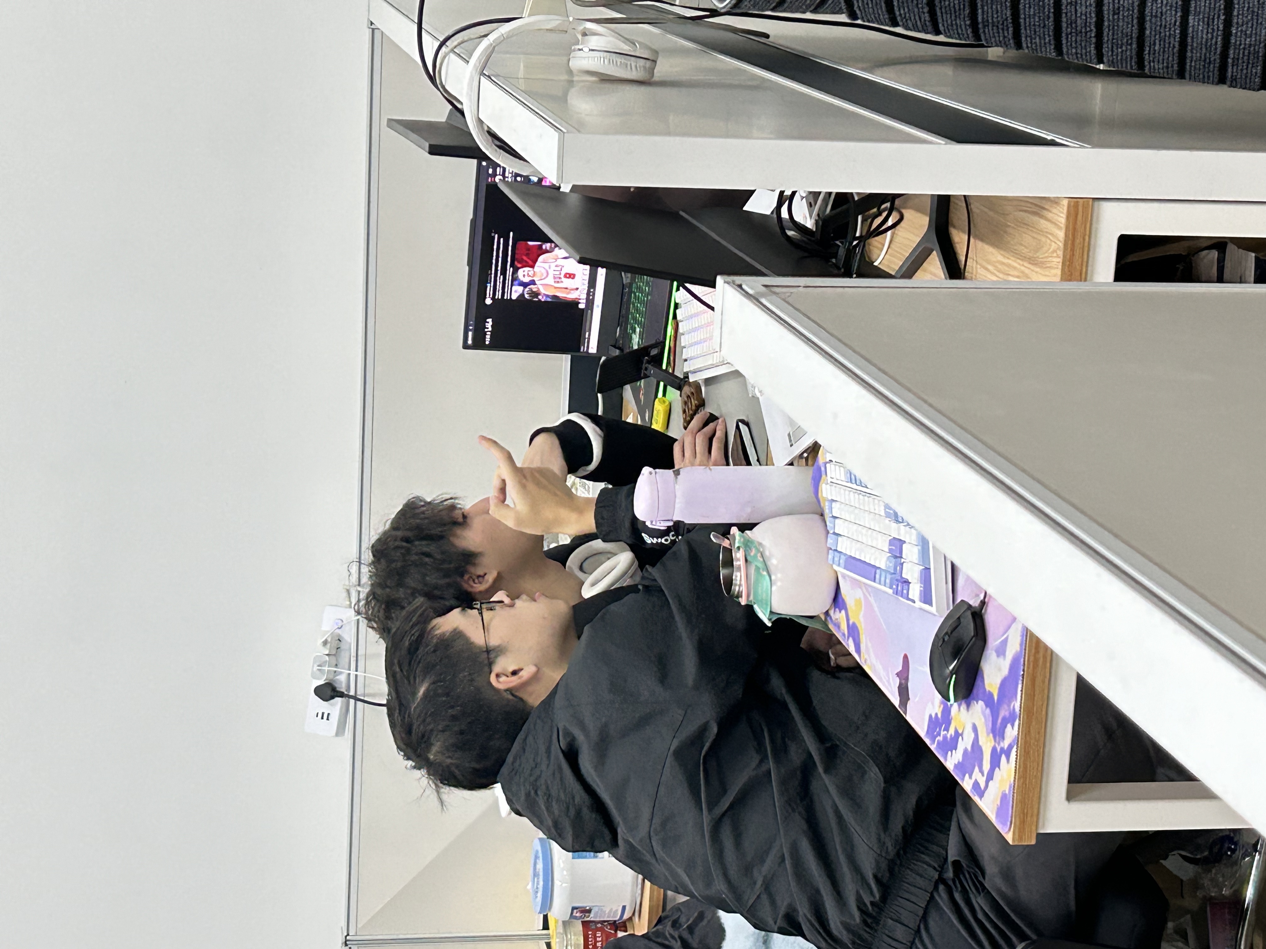 在顶端工位